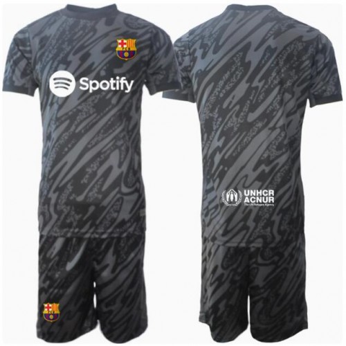 Barcelona Portero Tercera Equipación Niños 2024-25 Manga Corta (+ Pantalones cortos)